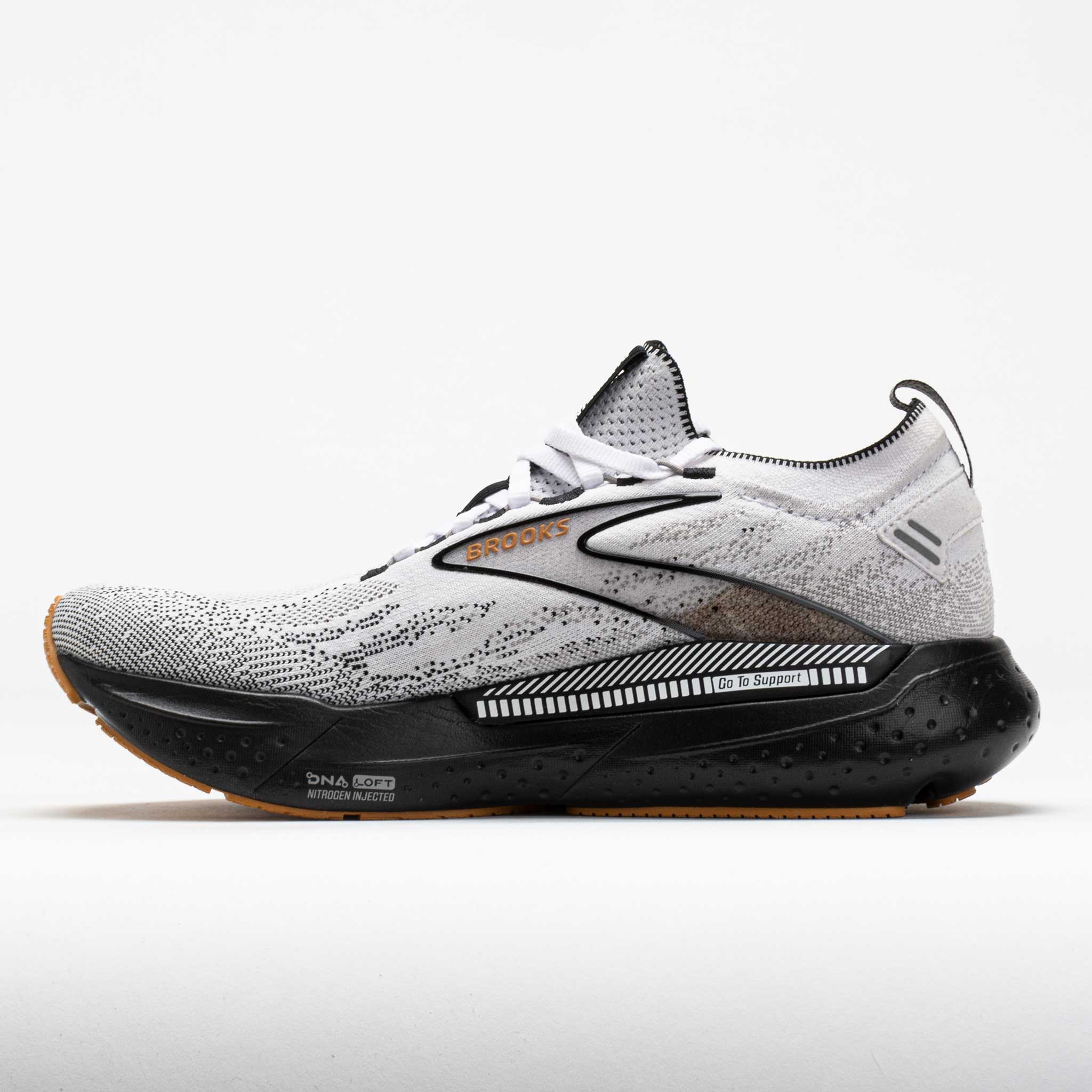 Brooks Glycerin StealthFit GTS 21 Men's  White/Grey/Black