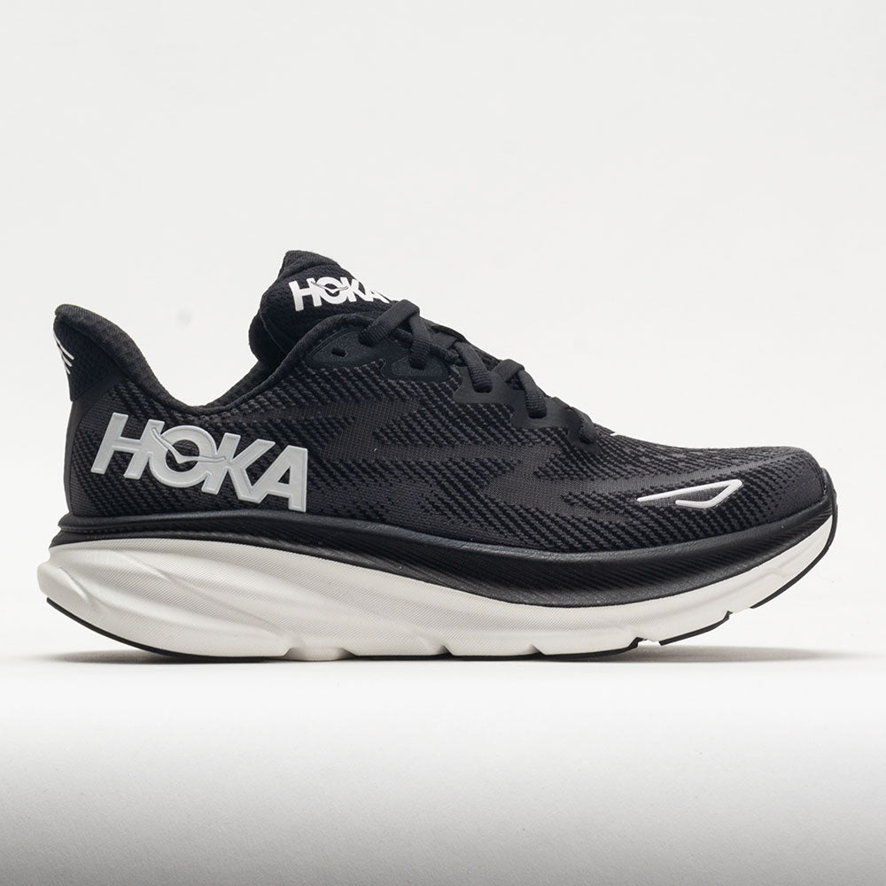 HOKA Clifton 9 Men's  Black/White