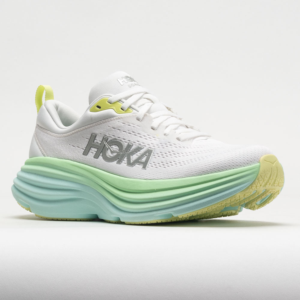 HOKA Bondi 8 Women's  Blanc de Blanc/Sunlit Ocean