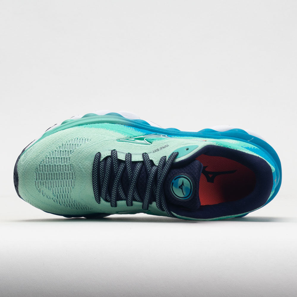 Mizuno Wave Sky 7 Women's  Beveled Glass/White