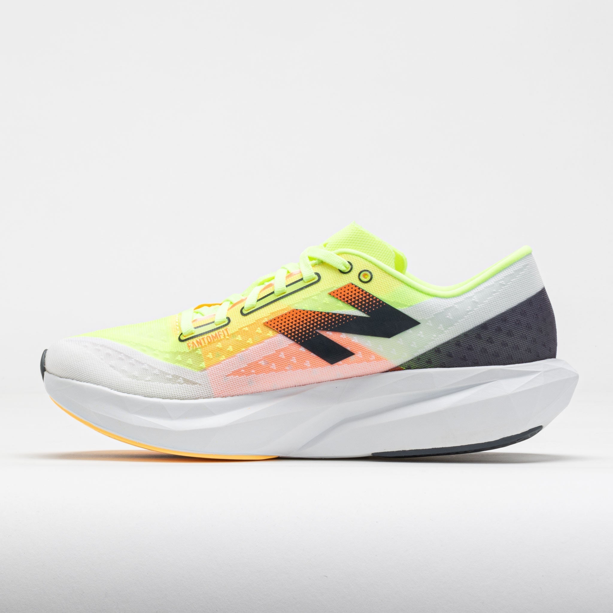 New Balance FuelCell Rebel v4 Men's  White/Lime Glo/Hot Mango