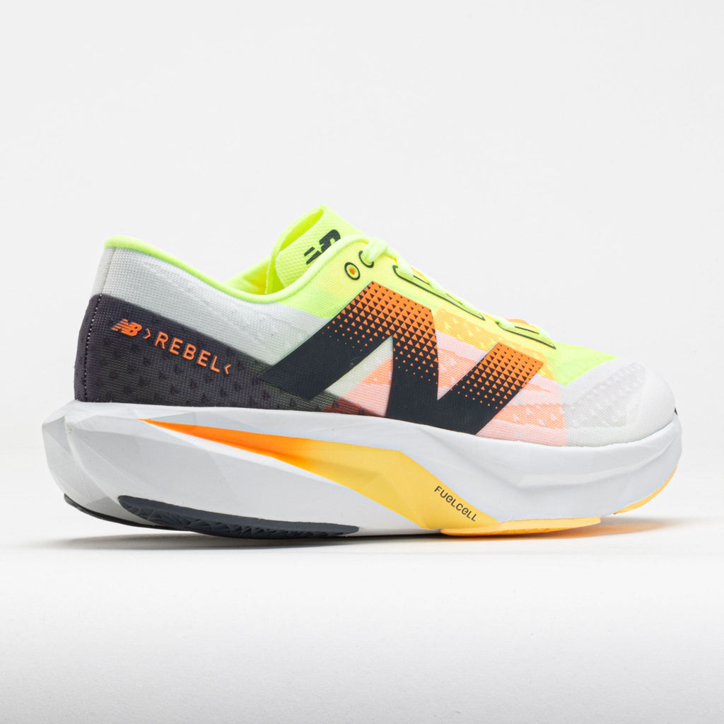 New Balance FuelCell Rebel v4 Men's  White/Lime Glo/Hot Mango