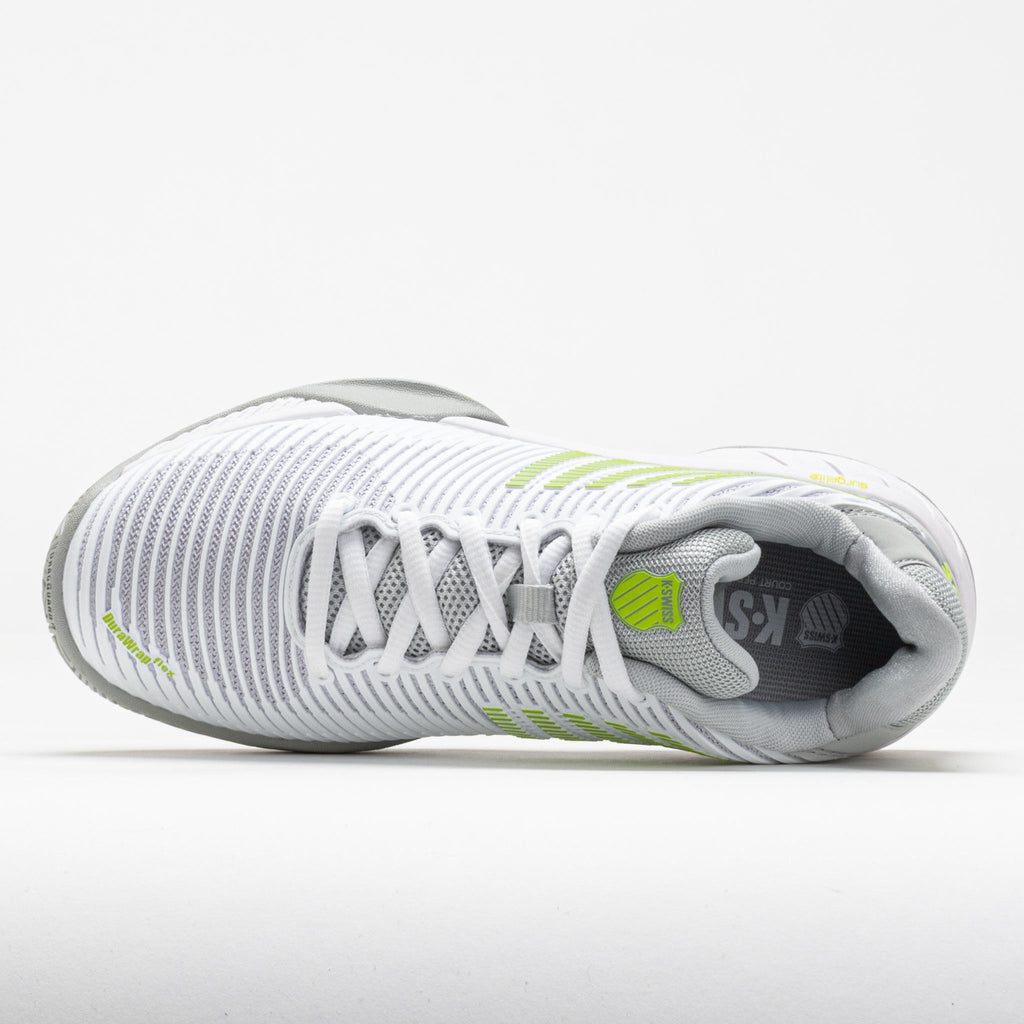 K-Swiss Hypercourt Express 2 Women's  White/Gray Violet/Lime Green