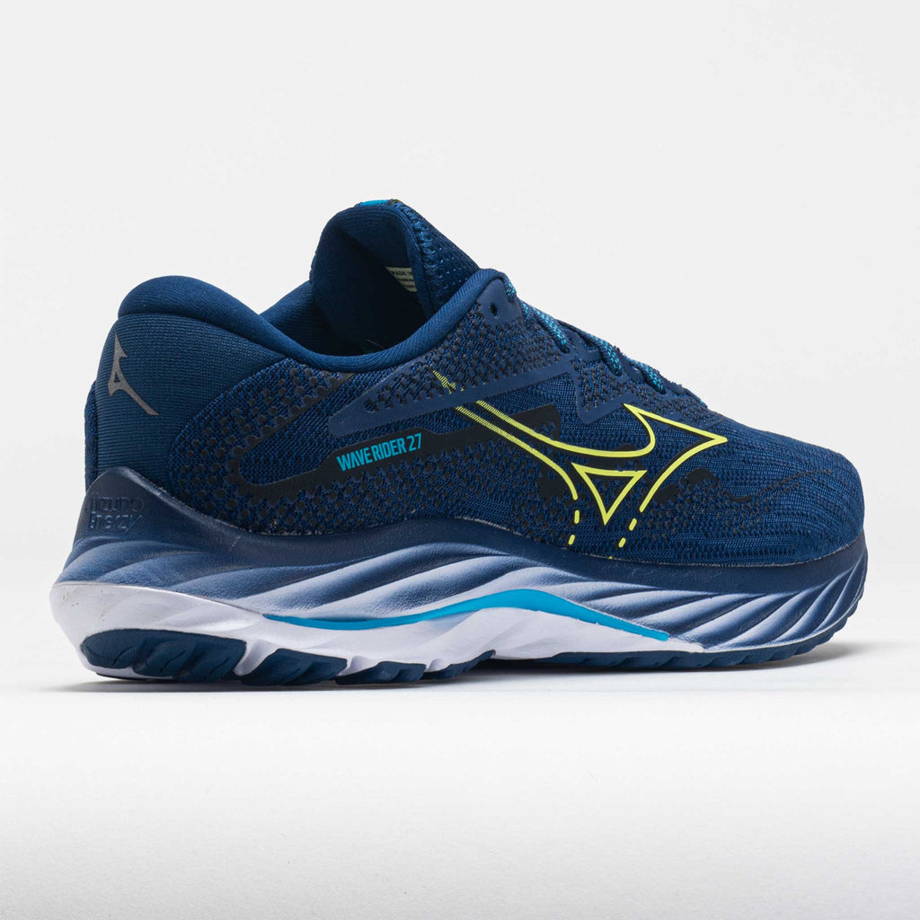 Mizuno Wave Rider 27 Men's  Navy Peony/Sharp Green