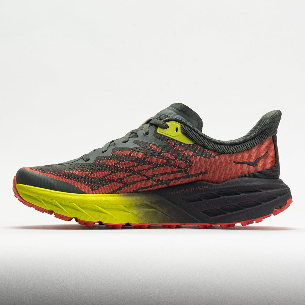 HOKA Speedgoat 5 Men's  Thyme/Fiesta