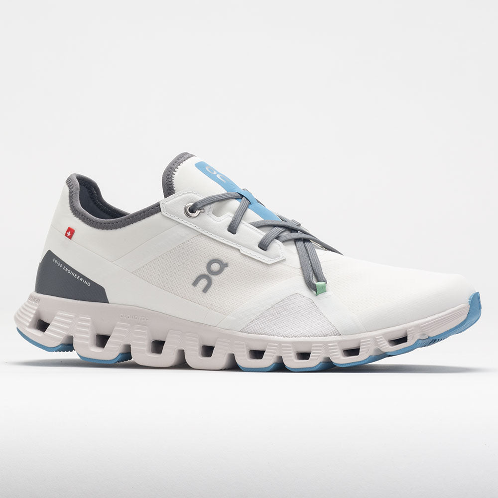 On Cloud X 3 AD Men's  Undyed White/Niagara