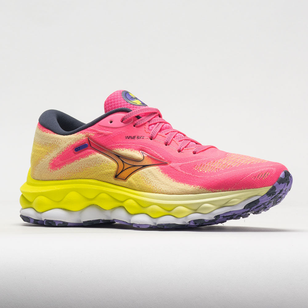 Mizuno Wave Sky 7 Women's  High-Vis Pink/Ombre Blue