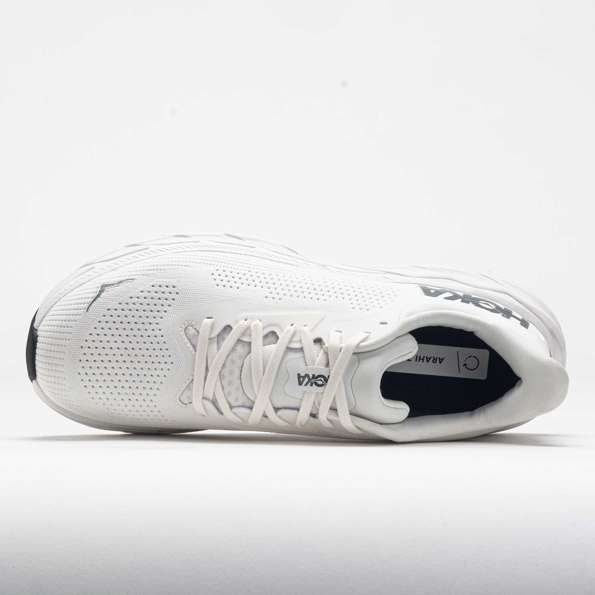 HOKA Arahi 7 Men's  Blanc de Blanc/Steel Wool