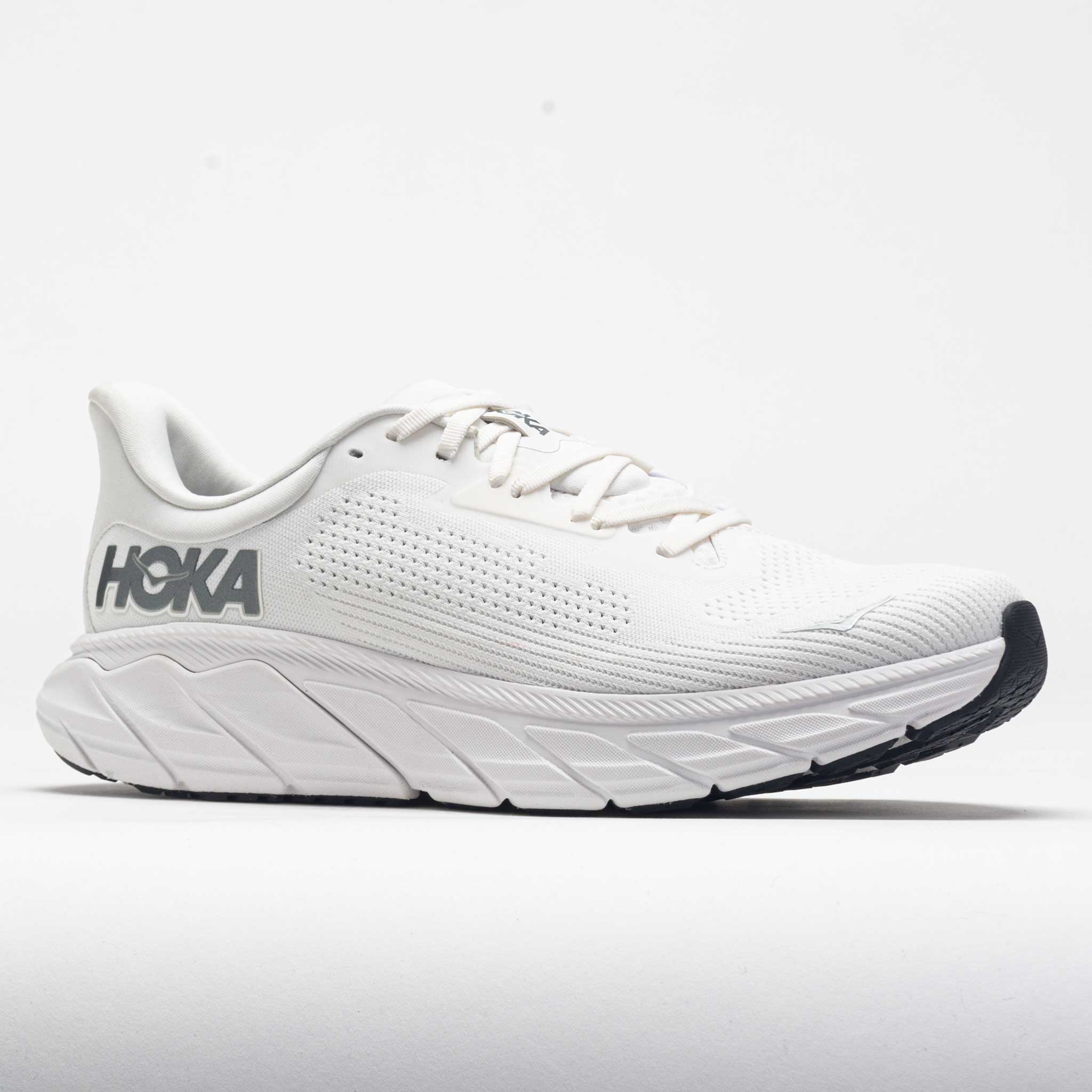 HOKA Arahi 7 Men's  Blanc de Blanc/Steel Wool
