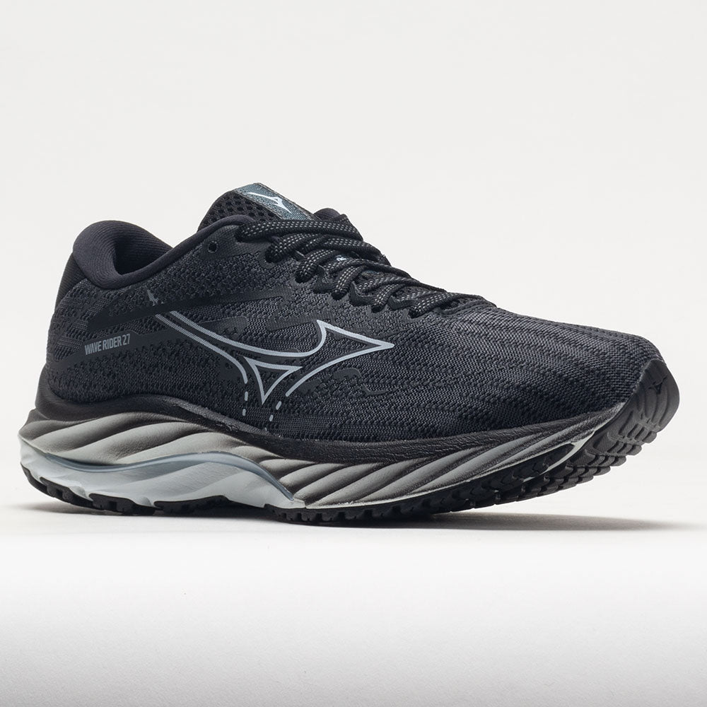 Mizuno Wave Rider 27 Mesh Men's  Ebony/Illusion Blue
