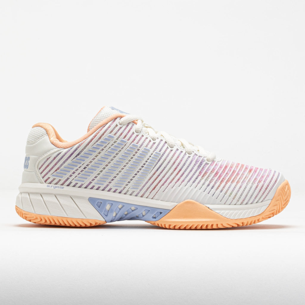 K-Swiss Hypercourt Express 2 Clay Women's  White/Peach Fuzz/Heather
