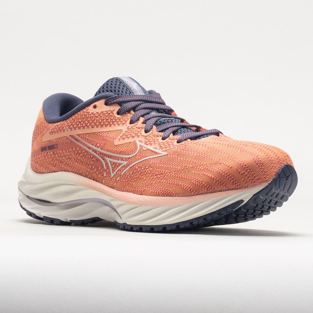 Mizuno Wave Rider 27 Mesh Women's  Coral Reef/Snow White