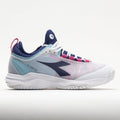 Diadora Speed Blushield Fly 4+ AG Women's  White/Blueprint/Pink Yellow
