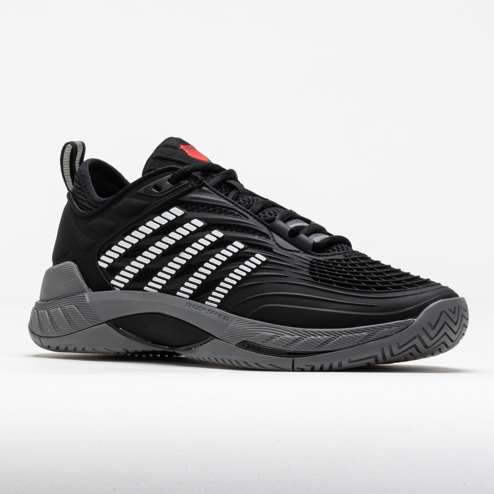 K-Swiss Hypercourt Supreme 2 Men's  Black/Steel Gray/Firey Red