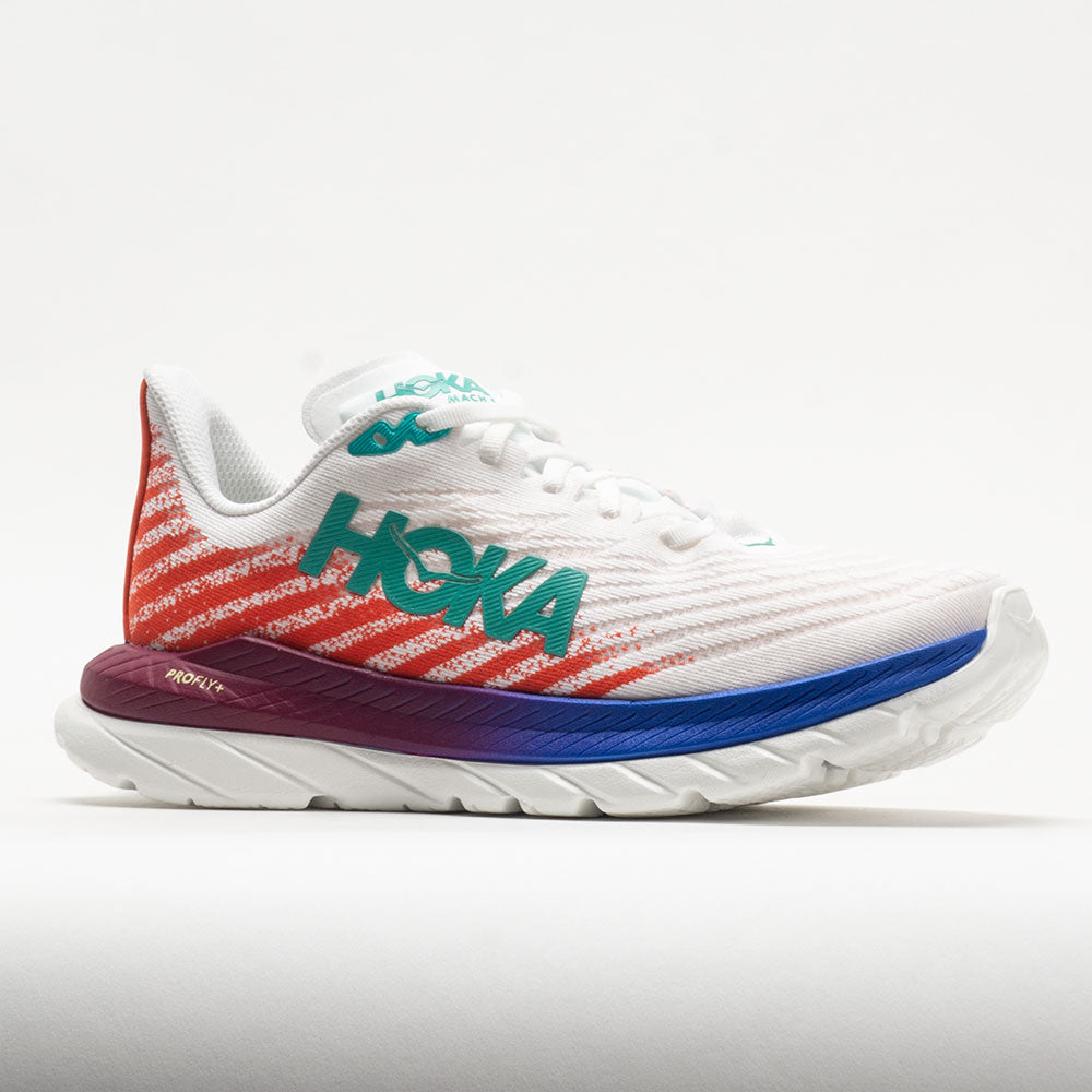 HOKA Mach 5 Women's  White/Flame