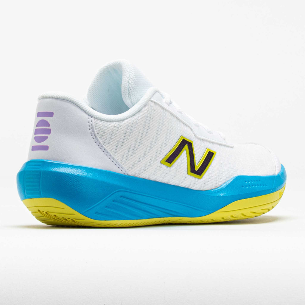 New Balance 996v5 Junior  White/Spice Blue