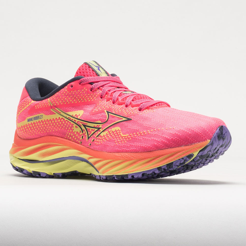 Mizuno Wave Rider 27 Mesh Women's  High-Vis Pink/Ombre Blue