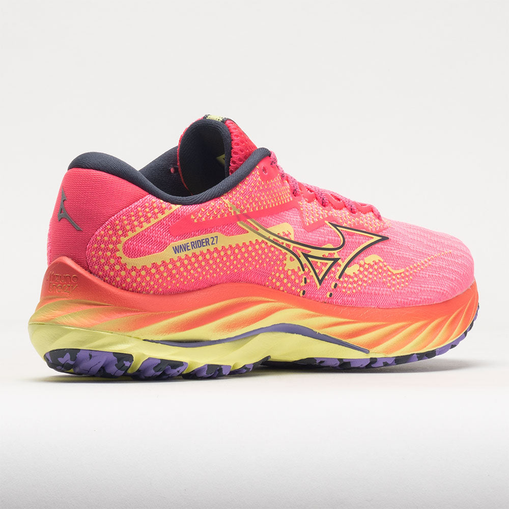 Mizuno Wave Rider 27 Mesh Women's  High-Vis Pink/Ombre Blue