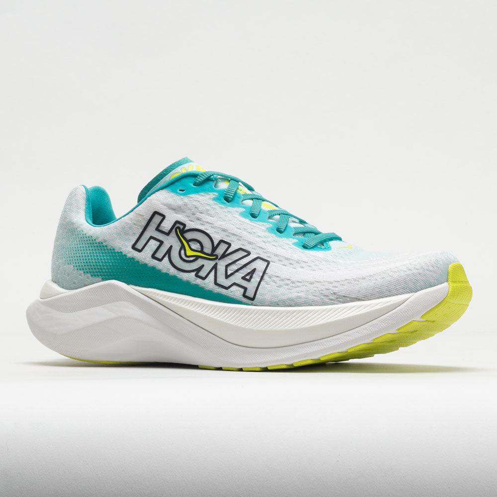 HOKA Mach X Men's  White/Blue Glass