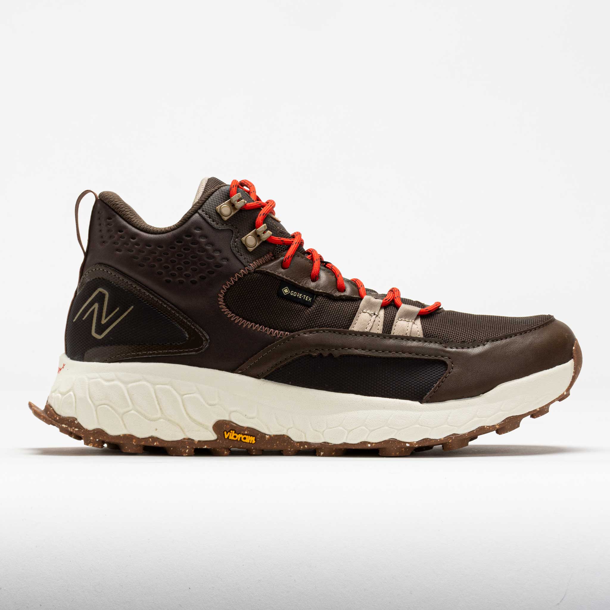 New Balance Fresh Foam X Hierro Mid GTX Men's  Mushroom/Coffee/Flame